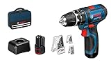 Bosch Professional 12V System Akku Schlagbohrschrauber GSB 12V-15 (Bohr-Ø...