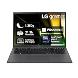 LG gram 17 Zoll Laptop mit Windows 11 Intel Core Ultra 7, 32GB RAM, 2TB...