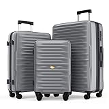 MGOB Koffer Set Hartschalen Trolley Polycarbonat Leicht Reisekoffer mit...