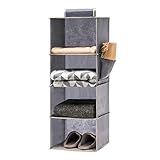 YOUDENOVA Hängeregal Stabiler Hängeorganizer Kleiderschrank Organizer...