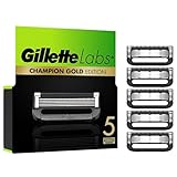 Gillette Labs Champion Gold Edition Ersatzklingen, Kompatibel Mit Gillette...
