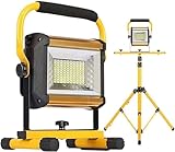 NEZIH LED-Flutlicht Wiederaufladbare 100-W-LED-Flutlichter | Tragbare...