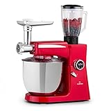Klarstein Küchenmaschine, Universalküchenmaschinen, 3-in-1...