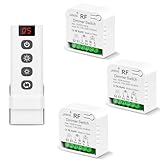 Tedeligo Kabelloser Dimmer Funk Lichtschalter Mit Fernbedienung,AC230V...