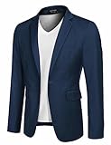 COOFANDY Herren Sakko Sportlich Freizeit Blazer Anzugjacke Herrensakko...