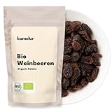 Kamelur 1kg dunkle BIO Rosinen ungeschwefelt - aromatische Weinbeeren...