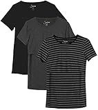 Sosolism 3er Pack Stillen Tshirt Kurzarm Stillshirt Sommer Rundhals...