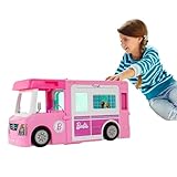 Barbie 3-in-1 Super Abenteuer-Camper mit Zubehör, Pool, umbaubarem Truck,...