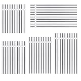 Qinsky Aluminium Windspiel Bastelset, 30 Pcs DIY Klangspiel Rohre zum...