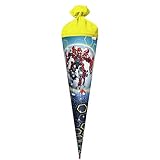 ROTH Schultüte groß Dynamic Robot 70 cm - Folie - rund Rot(h)-Spitze...