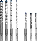 Bosch Professional 7x Expert SDS plus-7X Hammerbohrer Set (für Stahlbeton,...