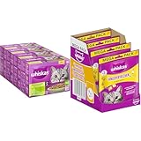 Whiskas Senior 7+ Nassfutter Gemischte Auswahl in Sauce, 48x85g, für...