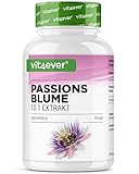 Passionsblume Extrakt - 240 Kapseln - Premium: 1100 mg Extrakt 10:1...