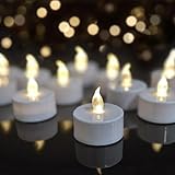 12 led teelichter mit Timer, 6 Stunden an und 18 Stunden aus, 3.6 x 3.4 cm...