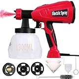 Farbsprühsystem 400W, Elektrische Farbspritzpistole HVLP-Spritzpistole,...