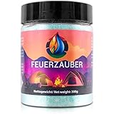 Feuerzauber Pulver 300 g für tolle Momente am Kamin, Lagerfeuer,...