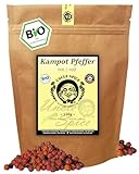 UNCLE SPICE® BIO Roter Kampot Pfeffer ganz 120g – Premiumqualität aus...