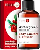 H’ana ätherisches Wintergrünöl für den Körper – 100% natürliche...