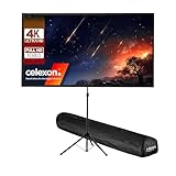 celexon Ultralightweight Stativ-Leinwand 80' | 177x100 cm 16:9 | leichte &...