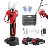 Schnurlose Elektrische Gartenschere,40mm Akku astschere Schnittdurchmesser,...