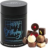 Hallingers Happy Birthday - Manufaktur Pralinen Geschenk handmade ohne...