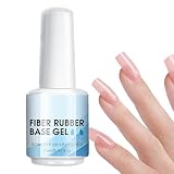 Transparentes Nagelfaser-Gel – 15 ml Basislack, Maniküre-Zubehör,...