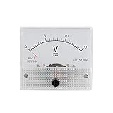 Tbest Voltmeter 12V Analog,Analog Voltmeter,Dc-Spannungsmesser,Dc Analog...