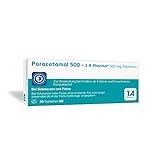 Paracetamol 500-1 A Pharma, 500 mg Tabletten mit Paracetamol, 20 Stck.: Bei...