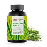 Lebepur Bio Gerstengras Kapseln, 60 hochdosierte Kapseln mit 1000 mg pro...