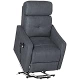 HOMCOM Elektrischer Relaxsessel Fernsehsessel mit Aufstehhilfe Sessel mit...