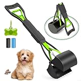 JOZMMZEOOA 4 Stücke Pooper Scooper für Hunde 45CM Faltbare Kotschaufel...