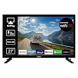 REFLEXION LDD27iBT 27 Zoll Full HD Smart TV mit DVD-Player und LG webOSHub,...