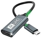 USB C auf HDMI, Type C auf HDMI 4K Adapter Thunderbolt 3/4 AUF USBC auf...