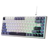 RK ROYAL KLUDGE C84 HE Rapid Trigger Gaming-Tastatur, 75% TKL...