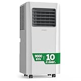 Kresico Mobile Klimaanlage 9000 BTU, Klimaanlage mobil mit Abluftschlauch,...