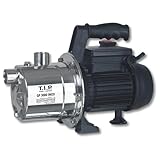 T.I.P. Edelstahl Gartenpumpe GP 3000 INOX - Leistungsstarke 550 W Pumpe mit...