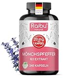 Mönchspfeffer hochdosiert - 20 mg pro Kapsel, 10:1 Extrakt (entspricht...