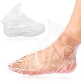 100 Stück Clear Plastic Einwegstiefel Paraffin Bad Liner Fussmaske für...