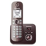 Panasonic KX-TG6861GA Schnurlostelefon mit Anrufbeantworter (Bis zu 1.000...