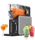 WIE 2.6L Slush Maschine mit 6 Presets, Slushie Maschine Selbstreinigung,...