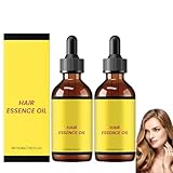 Haarwuchsserum mit Kokosnussöl, Pflegeöl für trockenes, geschädigtes...