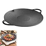 Feuerplatte aus Gusseisen,Ø36cm,Grillplatte ideal für den Grill und...
