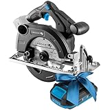 HÖGERT TECHNIK Akku-Handkreissäge 18V, bürstenloser Motor, kabellos,...