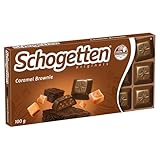 Schogetten Caramel Brownie 100g Schokoladentafel, praktisch einzeln...