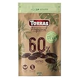 Torras Stevia Schoko Drops, 60% Kakaogehalt, Schokoladen Drops ohne...