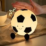 YISUN Fußball Nachtlicht, Nachtlicht Kinder, Tragbares Fussball Nachtlicht...