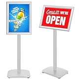 VAIIGO Plakatständer Infoständer DIN A4 Posterständer mit schwerem Fuß...