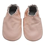 Bemesu Baby Krabbelschuhe Lauflernschuhe Lederpuschen Kinder Hausschuhe aus...