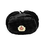 Heka Naturals Sowjetische Winterstilmütze | Kunstpelz Ushanka mit...