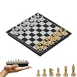 KOKOSUN Schachspiel Reise Set, Magnetisch Reisespiel Faltbares Brettspiele...